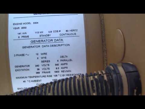 NEW Caterpillar 3304 Diesel Generator Set