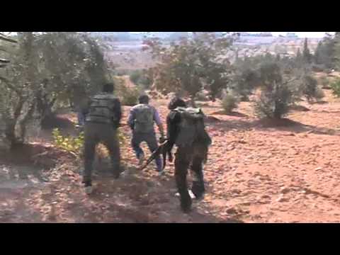 انتشار عناصر كتيبة الشهيد مصطفى عبدالرزاق على إحدى جبهات مدينة الاتارب في محافظة حلب