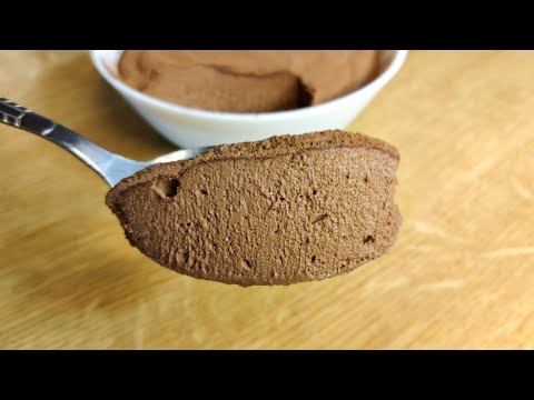 Mousse de ciocolata, de post, 3 ingrediente | Timp în bucătărie