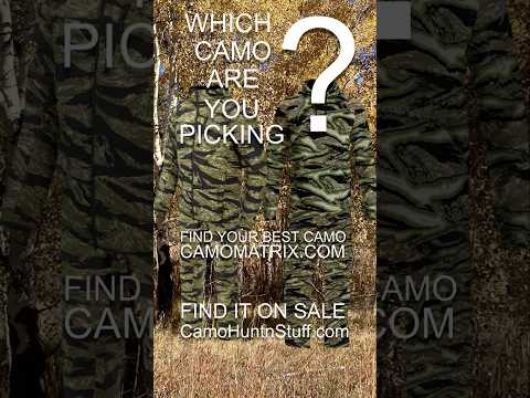Tiger Stripe VS Origin Raptor Woodland -Made in the USA