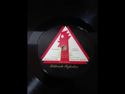 Cecilia Charleston - 1926 - Tanz orchester Nikolay Rimsky - HOT