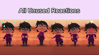 All Unused Reactions in Animal Crossing New Horizons