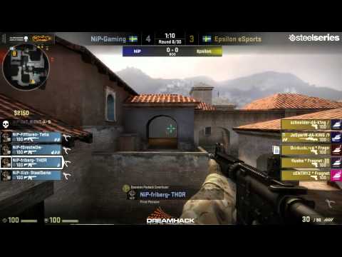 Epsilon vs. Ninjas in Pyjamas | Finale, DreamHack Summer 2013 | de_mirage Map 1