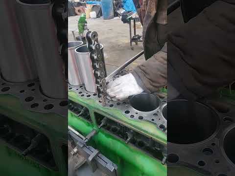 Diesel engine assembly process- Good tools and machinery make work easy
