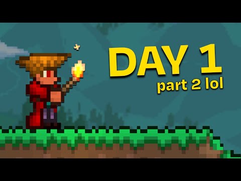 Terraria with my friends - DAY 1 (PART 2)