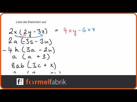 Terme vereinfachen: Klammern ausmultiplizieren – Training (Nr. 9)