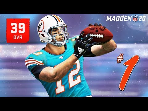 DOLPHINS SIGN WORST WR EVER! | Madden 20 Brutally Honest WR Career EP1