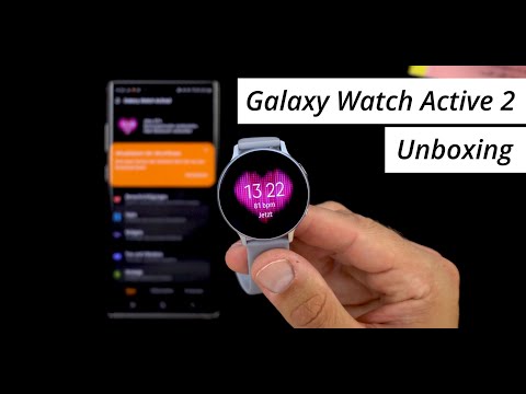 Größer & besser! Samsung Galaxy Watch Active 2 (44mm): Unboxing & Einrichtung Video