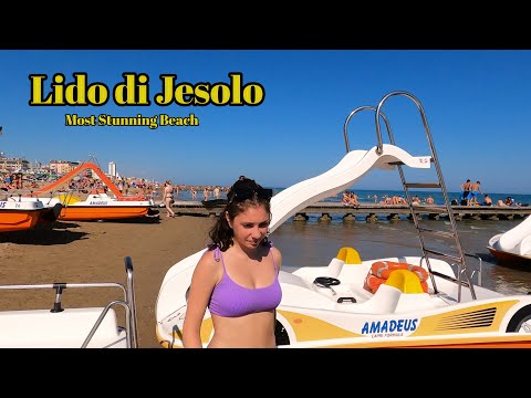 Most Stunning Beach Lido di Jesolo | Lido di Jesolo Beach Walk