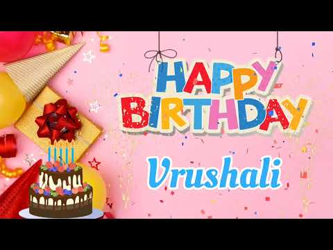 Happy Birthday VRUSHALI Song || Happy Birthday Song Remix || Happy Birthday To You