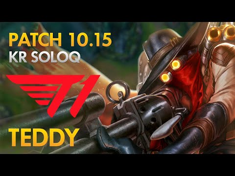T1 Teddy - Bot Lane: Jhin vs Caitlyn - KDA 16/2/7