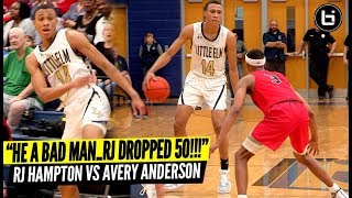&quot;HE A BAD MAN..RJ DROPPED 50PTS!&quot; RJ Hampton VS Avery Anderson Ballislife Highlights