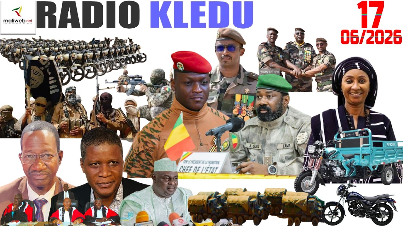 La Revue de Presse de la RADIO KLEDU du 17 Juin 2026