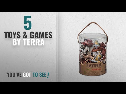 Top 10 Terra Toys & Games [2018]: Battat Terra Wild Animals In Tube Action Figure Set