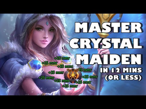 MASTER CRYSTAL MAIDEN IN 12 MINUTES  - How To Easily Win With This Popular Strategy In 7.32 As CM!