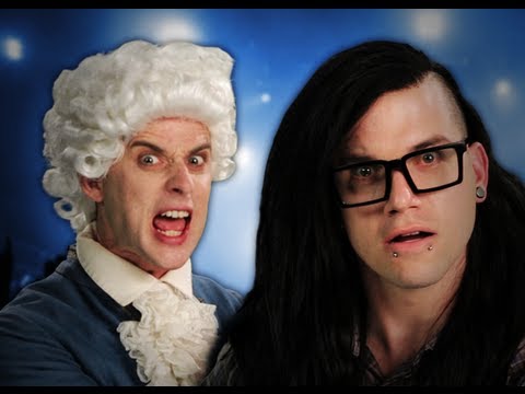 Mozart vs Skrillex. Epic Rap Battles of History Video