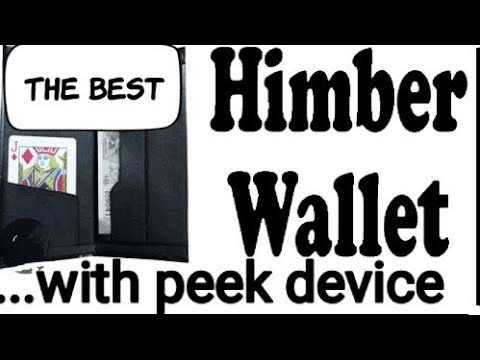 MAGIC PEEK DEVICE/HIMBER WALLET for Magicians.