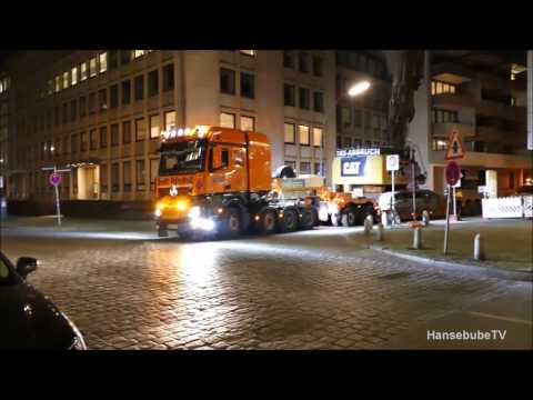 Rolf Riedel MB 4163 Actros SLT Titan, Transport CAT 349 E UHD TIRS