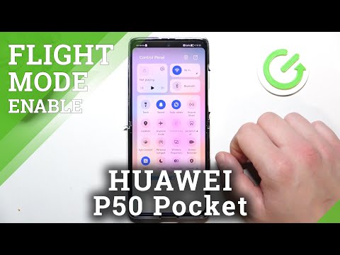 How to Enable and Disable Airplane Mode on HUAWEI P50 Pocket