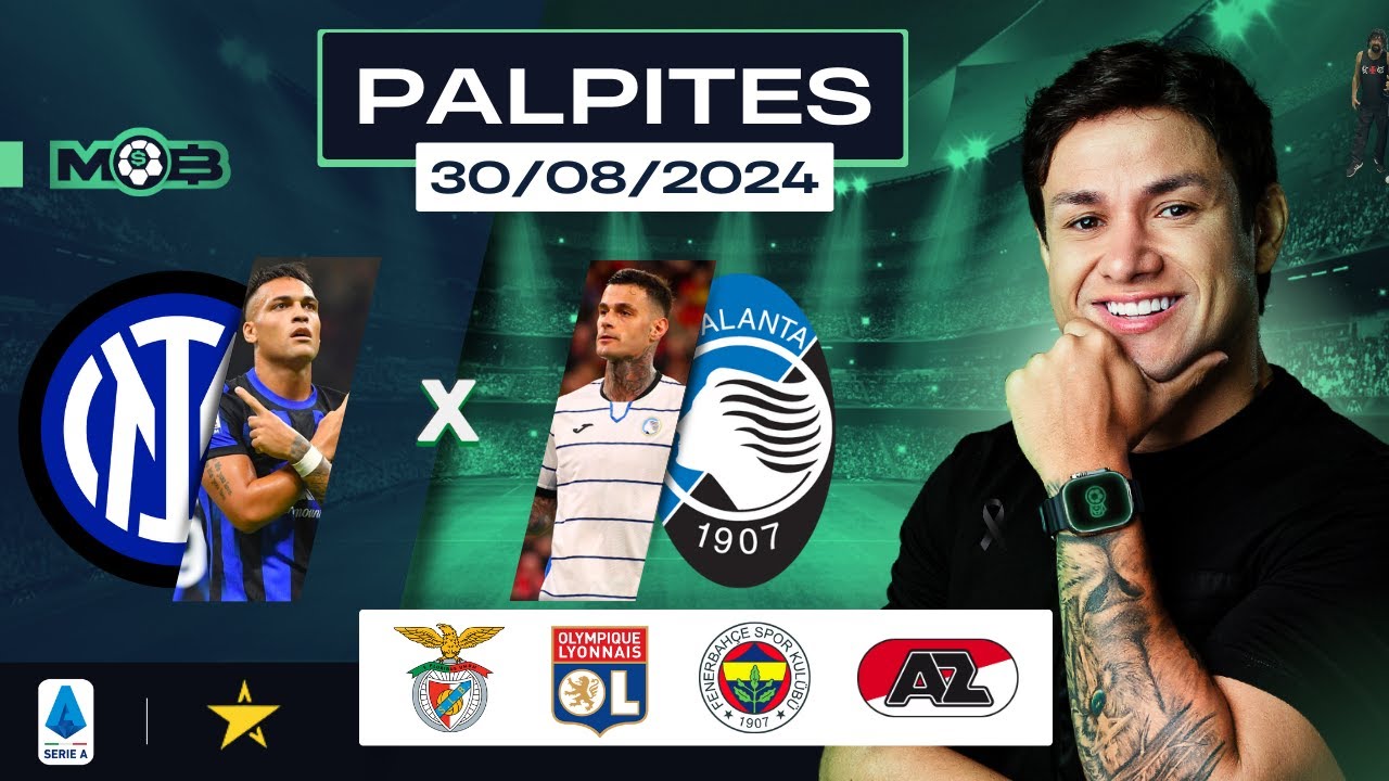 PALPITES DE FUTEBOL PARA O DIA 30 08 2024 + BILHETE PRONTO (SEXTOU NO MUNDO BET)