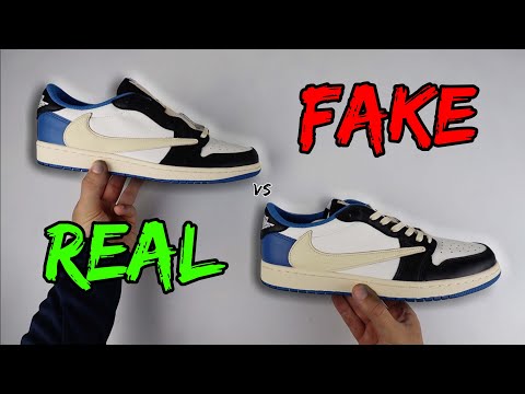 REAL VS FAKE! NIKE X FRAGMENT X TRAVIS JORDAN 1 LOW COMPARISON!