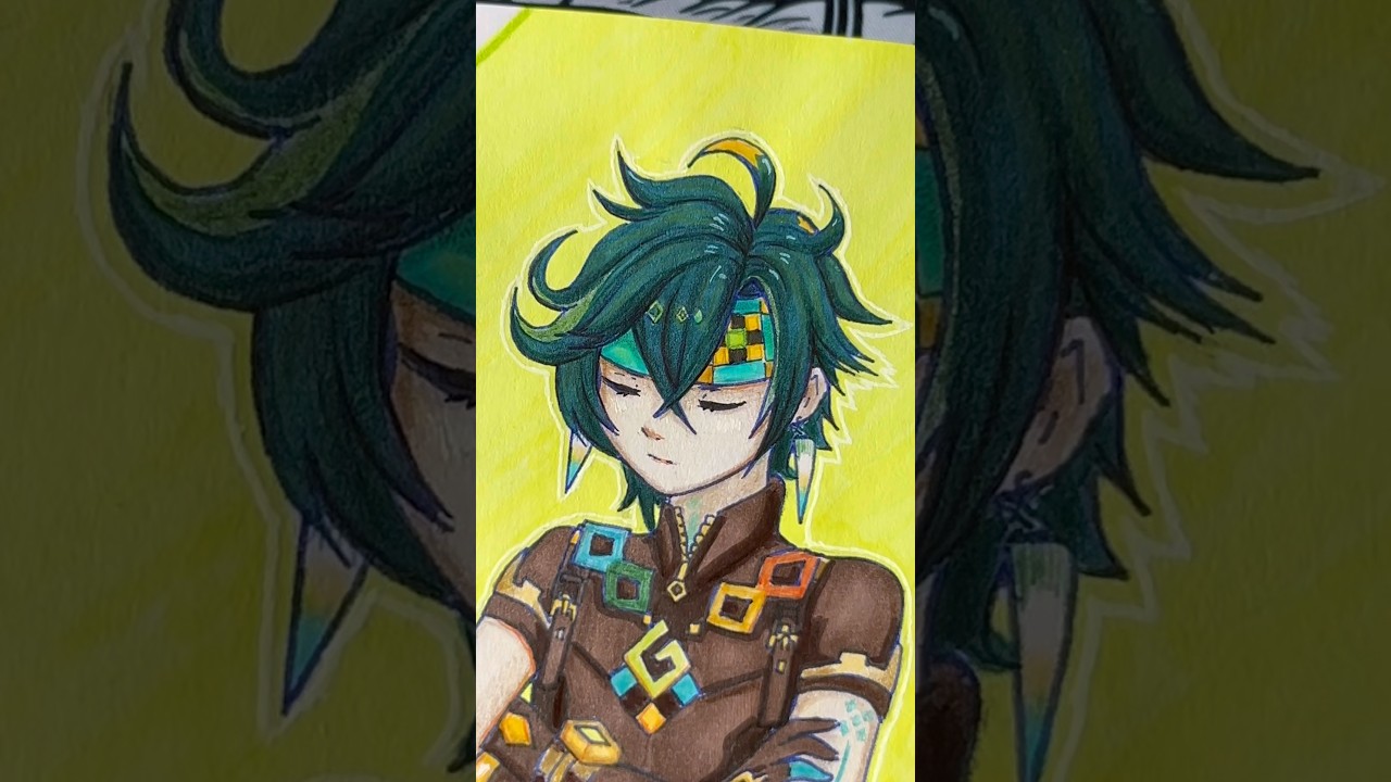 Что этому заврину не хватает? #рисование #геншинимпакт #кинич