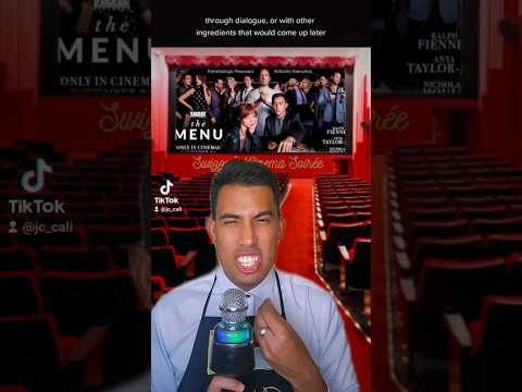 Swizzy Cinema Soirée: The Menu