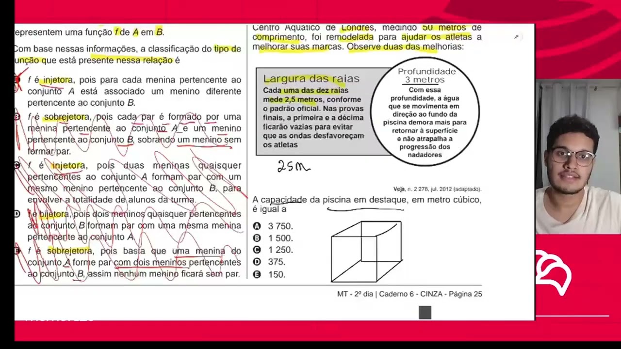 Resolução em Vídeo — Questão 163 ENEM 2017 PPL