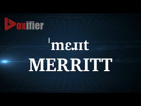 How to Pronunce Merritt in English - Voxifier.com