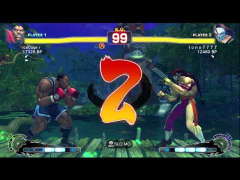 - R - [Balrog] vs t o n o 7 7 7 7 [Vega] SSF4 Japanese Online Ranked Matches - TRUE-HD