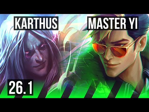 KARTHUS vs MASTER YI (JGL) | EUW Master | 26.1