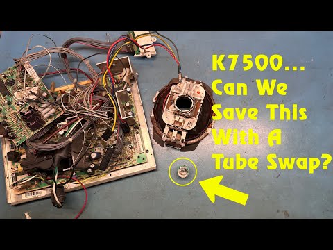 27" K7500 Arcade Monitor Repair - "Necked" Tube Damage - Low Video B+ - Yoke Swap Possible?