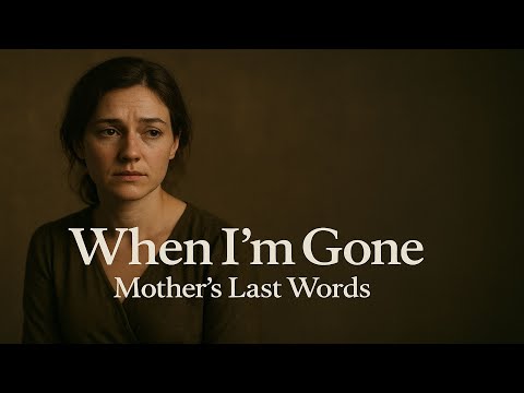When I’m Gone - Mother’s Last Words