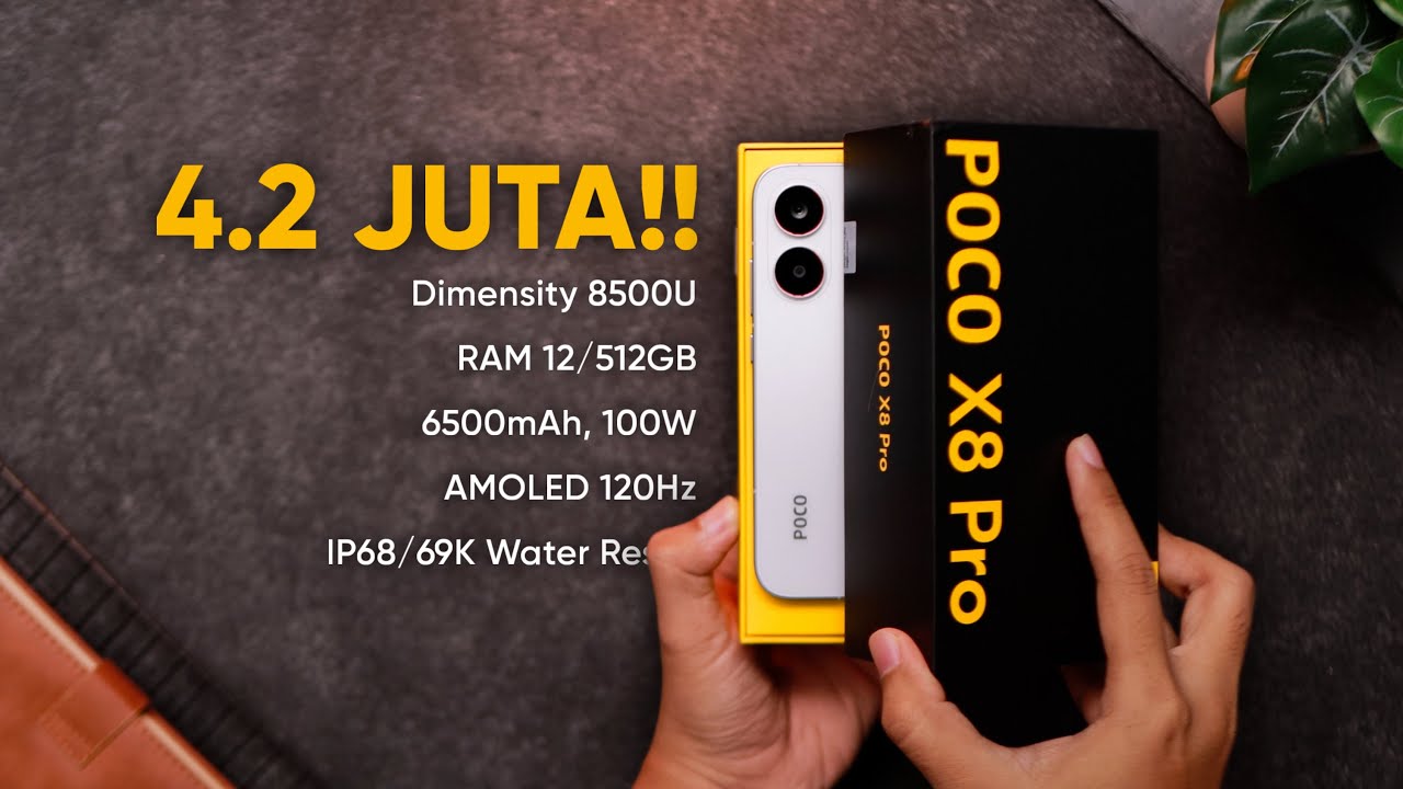 POCO GAK WARAS !!! 🤯 Unboxing POCO X8 Pro + Tes Gaming + Tes Kamera