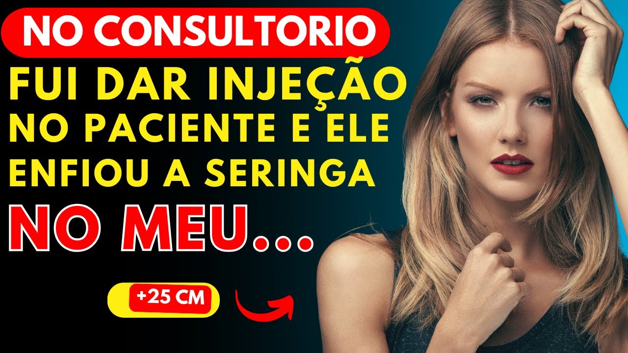 O PACIENTE fez melhor que meu marido faz a seringa dele é GIGANTE...