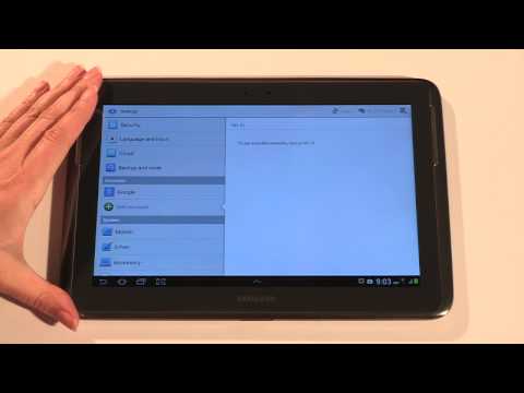 Setting up email on your Samsung Galaxy Note 10.1