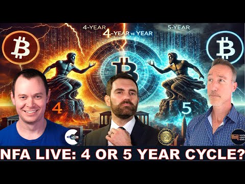 NFA LIVE: Bitcoin Cycle Wars: 4-Year vs 5-Year | A.I. Surges, Gov Breaks.