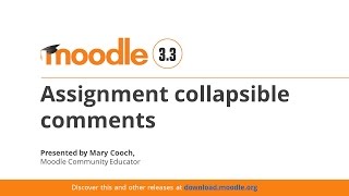 Assignment Collapsible Comments In Moodle 3.3