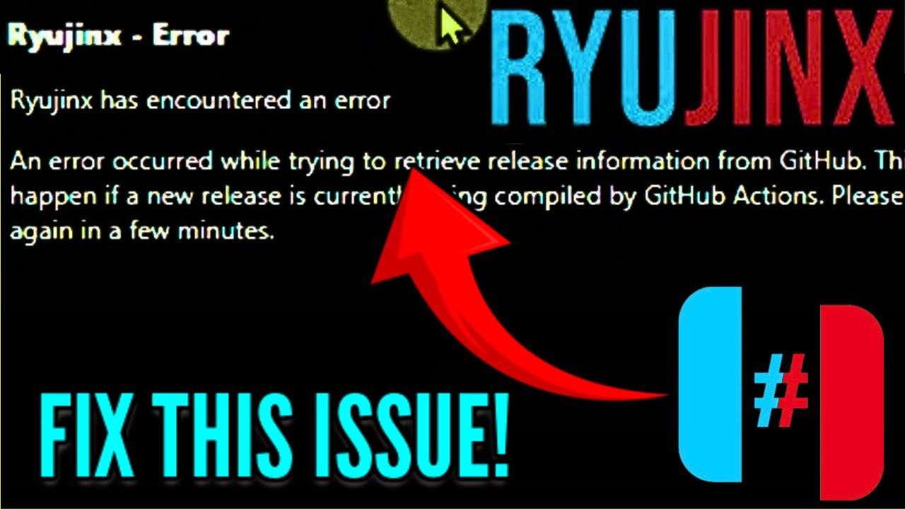 How to FIX Ryujinx Github Error