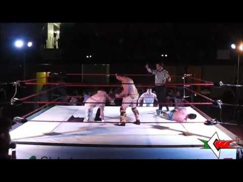 ICW - Doblone vs Adrian Storm vs Mark Fit - English commentary