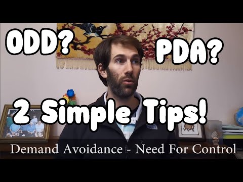 Autism and Demand Avoidance (managing the need for control including ODD and PDA)