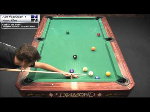 Alex Pagulayan vs Jason Klatt at the Clash of the Titans at Shooters