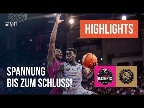Highlights: Telekom Baskets Bonn - Basketball Löwen Braunschweig | easyCredit BBL | Dyn Basketball