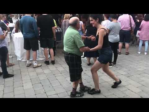 Senior moves @ Dancing on the Pier @ Harbourfront Centre - Toronto  Canada July 25, 2019