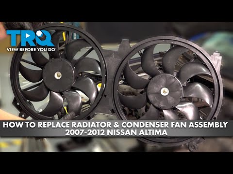 How to Replace Dual Radiator and Condenser Fan Assembly 2007-2012 Nissan Altima