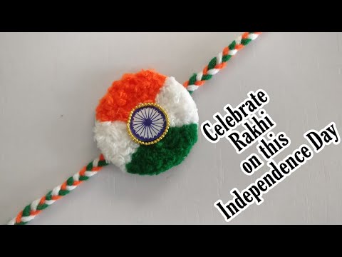 Indian Tricolour Rakhi | DIY | Independence Day Special Craft | Handmade Rakhi