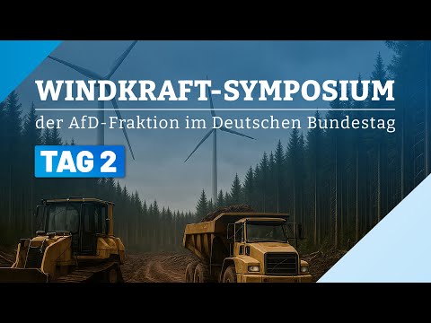 Wahrheit zur Windkraft – Reale Schäden und Wege zur Vernunft! - Tag 2 - AfD-Fraktion im Bundestag