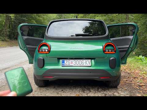 RENAULT TWINGO 2026 - PRACTICALITY, opening rear windows, innovative CENTRAL STORAGE area