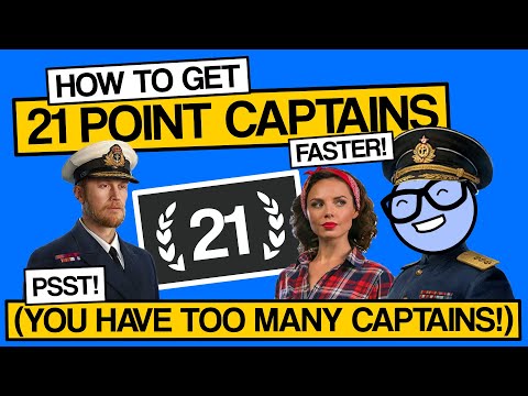 How to Get 21 Point Captains Faster! - World of Warships - Clyde Plays Deep Dive - E004