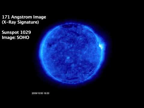 AV 2009-11-01 Sungrazing Comet 1029, Storm Forecast